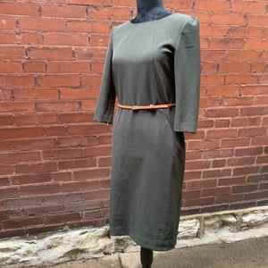 MM Lafleur Etsuko Dress Pine Green Pockets Size 4
